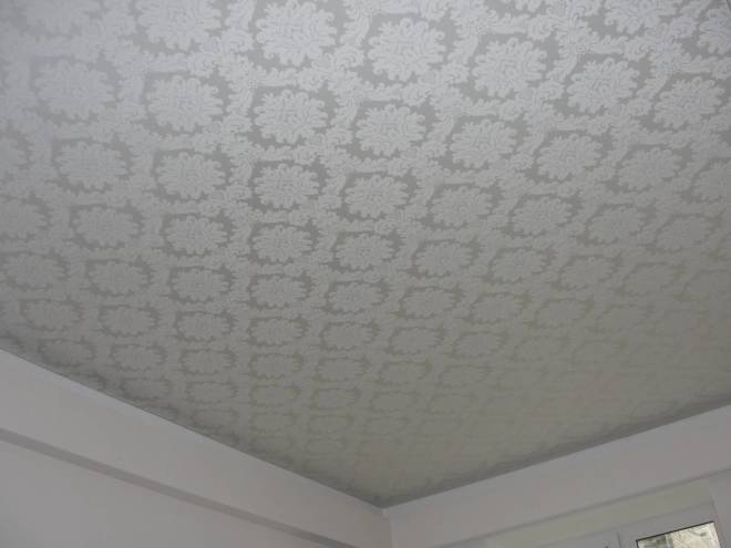 Натяжной потолок из ткани