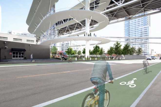 Строительная компания Arup представляет проекты велосипедной трассы в Сан-Франциско на сумму 300 миллионов долларов