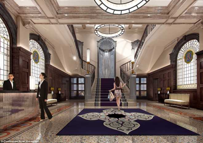 Здание суда в Лондоне превращено в отель с тематикой правосудия