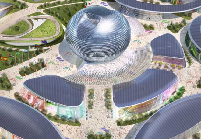Продолжается строительство городка «Энергия будущего» для Экспо-2017 в Казахстане