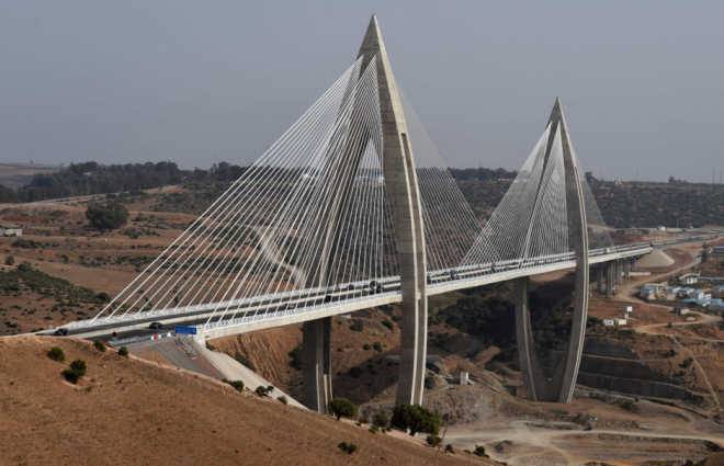 Километровый мост в Марокко загорится 16 миллионами цветов