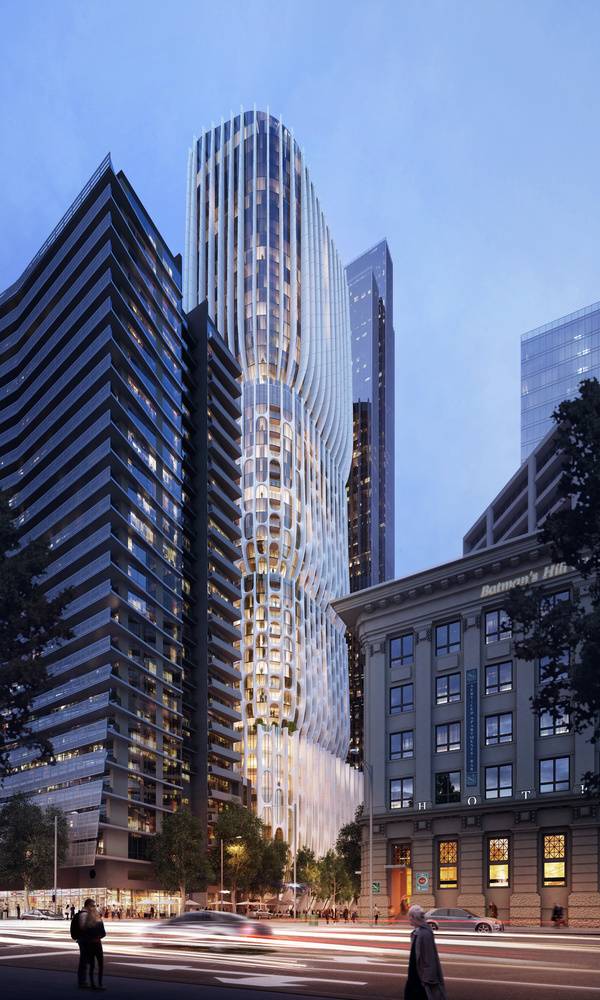 Zaha Hadid Architects проектируют для Мельбурна «башню» высотой 178 метров
