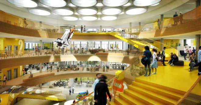 Архитекторы C.F. Møller представили дизайн штаб-квартиры Lego в Дании