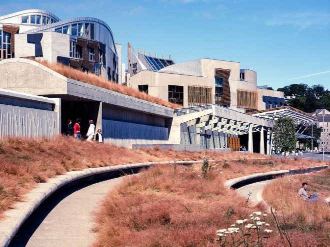 2004 - Шотландский парламент, Эдинбург / Enric Miralles 