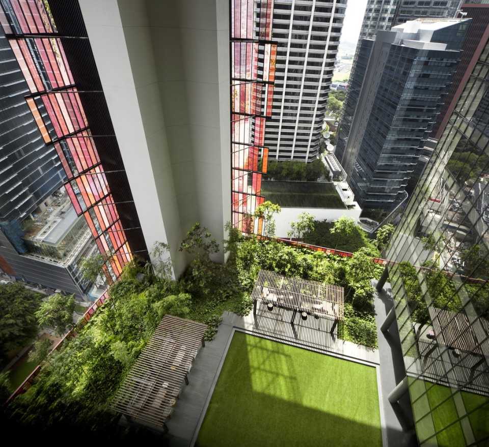 «Пушистая» башня, построенная для отеля в Сингапуре, задает новый стандарт в высотном строительстве