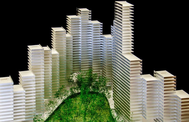 Кенго Кума представил проект жилого супер-комплекса для Москвы