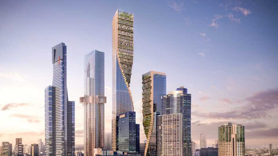 В конкурсе проектов самого высокого небоскреба Австралии победила UNStudio
