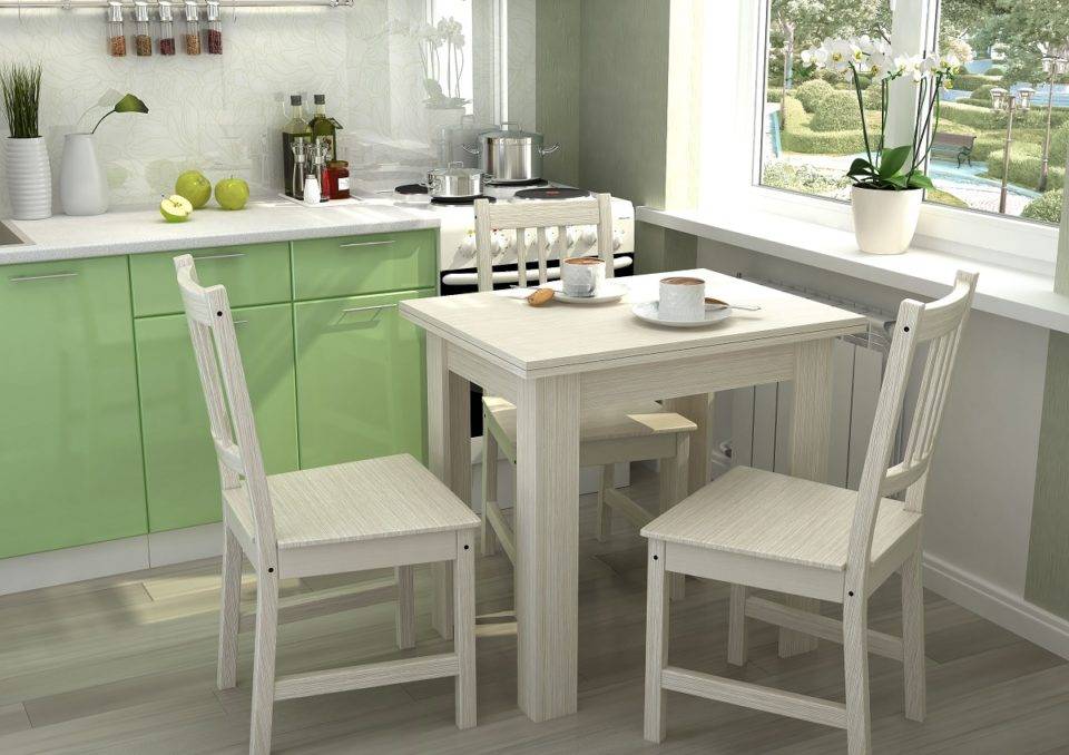 Как выбрать столы для кухни небольших размеров?