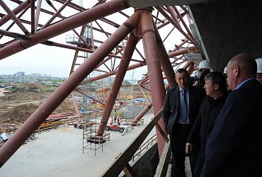 Строительство стадиона «Самара Арена» входит в график