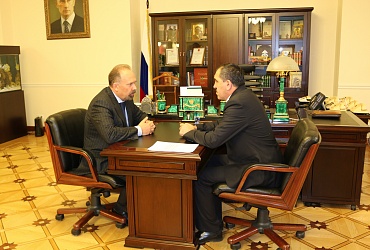 Михаил Мень провел рабочую встречу с главой Республики Ингушетия