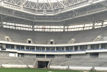 Леонид Ставицкий: строительная готовность стадиона в Калининграде составляет 89%
