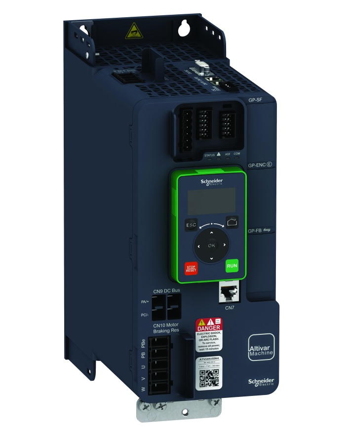 Schneider Electric представляет серию инновационных преобразователей частоты Altivar Machine ATV340